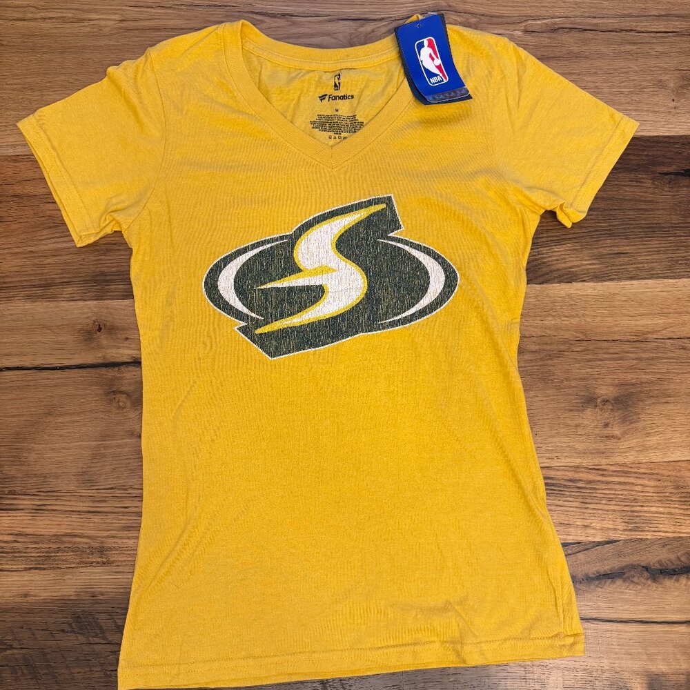 WNBA Seattle Storm V-neck tee shirt - Retro design